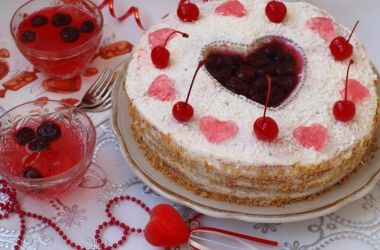 торт «сердечний»