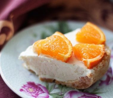 Апельсиновий торт з морозива