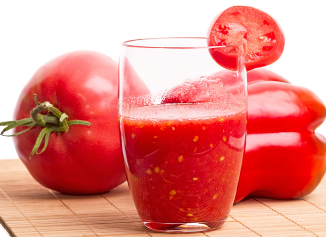томатний сік на зиму: рецепт із червоним болгарським перцем