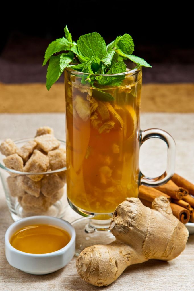 холодний чай: рецепт з імбиром і м'ятою
