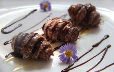 кокосово-шоколадні рогалики