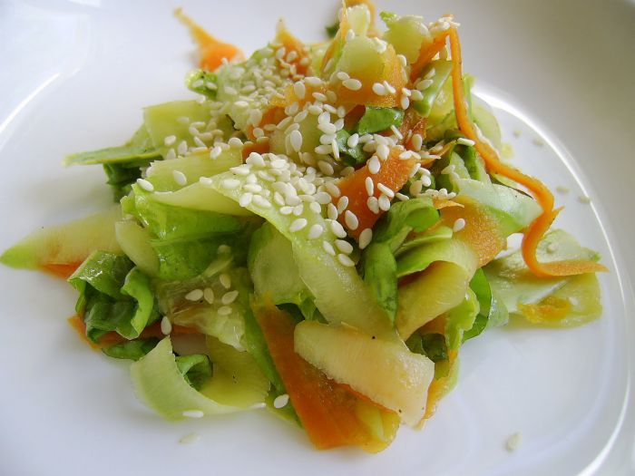 салат «овочеві тагліателле»