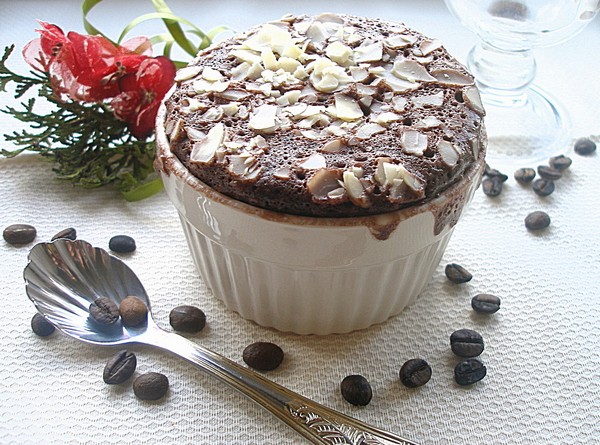 шоколадно-вівсяний кекс за 5 хвилин