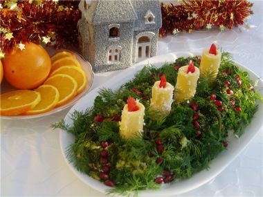 Новорічний салат «адвент»